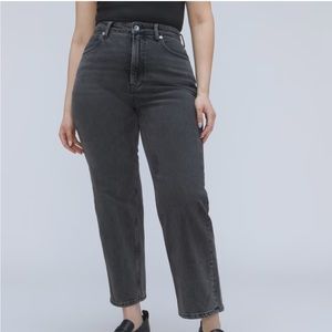 Everlane Black Curvy Way High Jeans